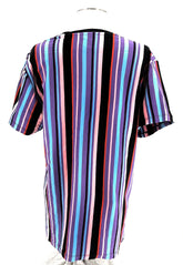 Womens Size Large Striped Top By San Francisco Work Shirts 100% Cotton T-Shirt - RealThreads